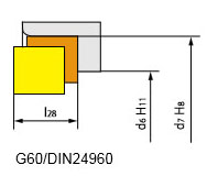 Размеры и стандарт: G60/DIN24960