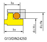 Размеры и стандарт: G13/DIN24950